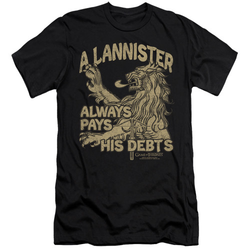 Game of Thrones Premium Canvas Premium Shirt - Debts