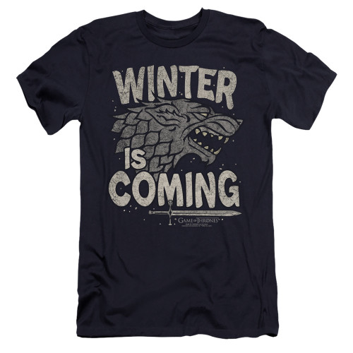 Game of Thrones Premium Canvas Premium Shirt - Winter is Coming