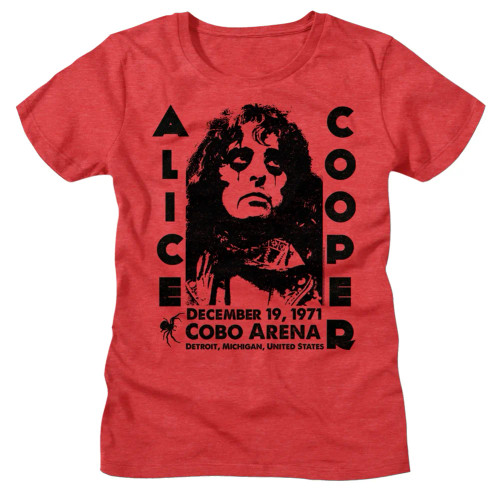 Alice Cooper Girls T-Shirt - Cobo Arena 1971