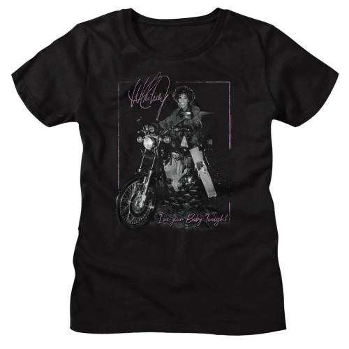 Whitney Houston Girls T-Shirt - Motorcycle