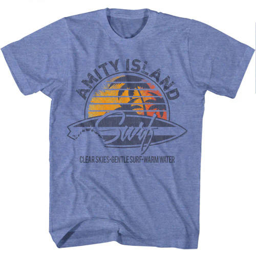 Jaws T-Shirt - Blue Amity Island Surf