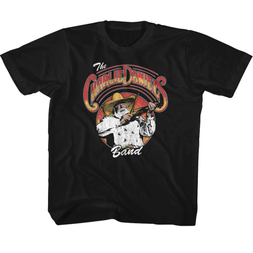 The Charlie Daniels Band Logo and Fiddlin Toddler T-Shirt