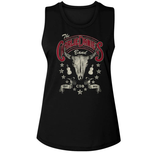 The Charlie Daniels Band EST 1972 Ladies Muscle Tank Top