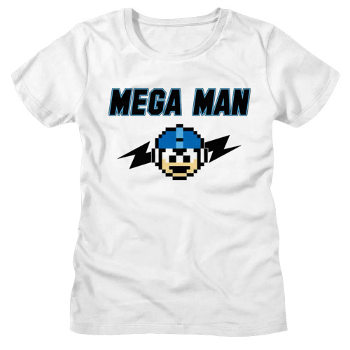 Mega Man Girls (Juniors) T-Shirt - Mega Bolts