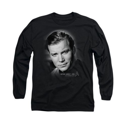 Image for Star Trek Long Sleeve Shirt - Captain Kirk Portrait