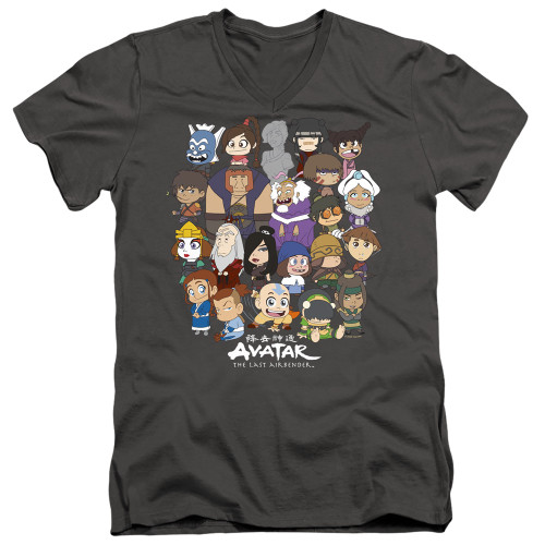 Avatar The Last Airbender T-Shirt - V Neck - Chibi Group