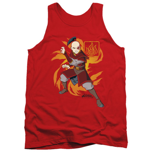 Avatar The Last Airbender Tank Top - Zuko Flame Burst