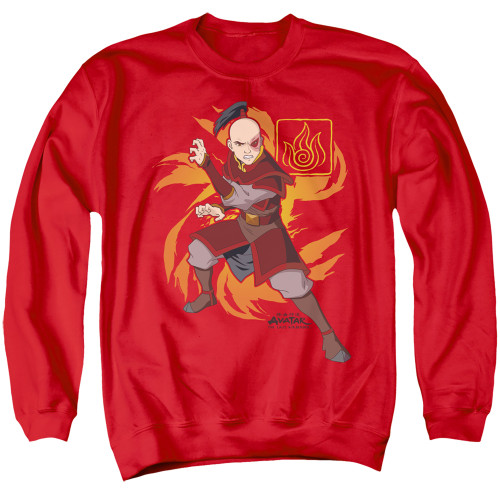 Avatar The Last Airbender Crewneck - Zuko Flame Burst