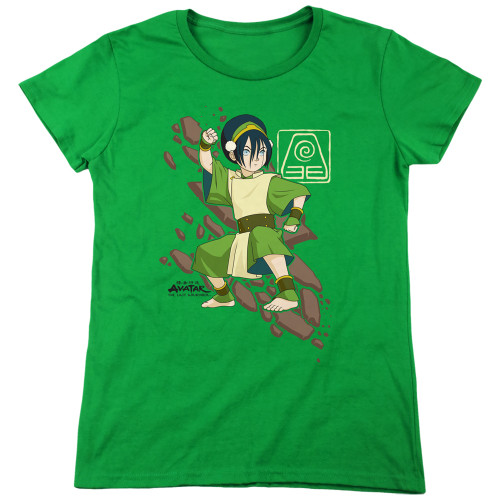 Avatar The Last Airbender Woman's T-Shirt - Toph Rock Slide