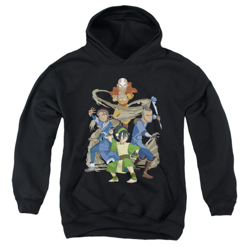 Avatar The Last Airbender Youth Hoodie - Team Avatar Elements