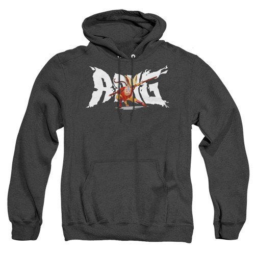 Avatar The Last Airbender Heather Hoodie - Aang and Momo