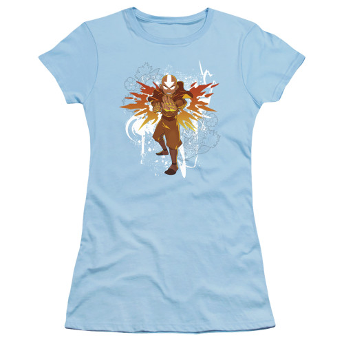 Avatar The Last Airbender Girls T-Shirt - Flower and Fish Aang