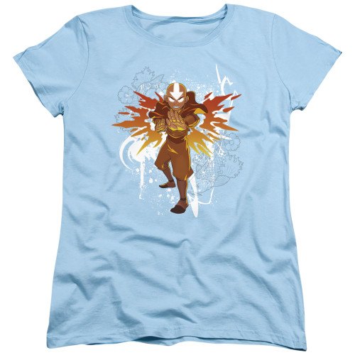 Avatar The Last Airbender Woman's T-Shirt - Flower and Fish Aang