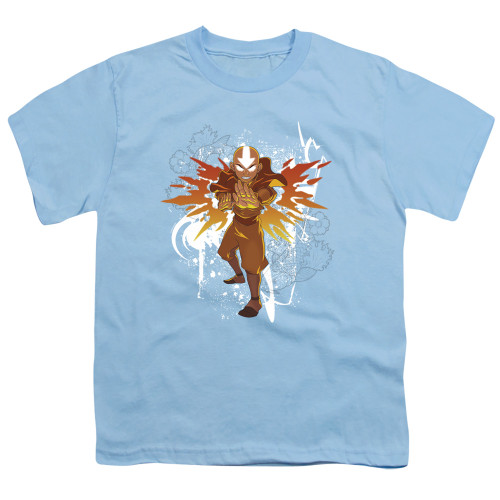 Avatar The Last Airbender Youth T-Shirt - Flower and Fish Aang