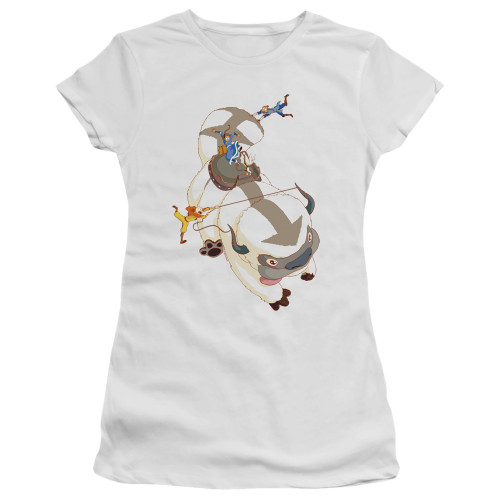 Avatar The Last Airbender Girls T-Shirt - Hang on Appa