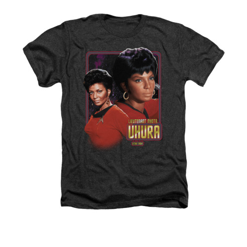 Image for Star Trek Heather T-Shirt - Lieutenant Uhura