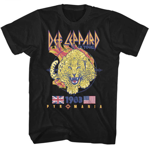 Def Leppard T-Shirt - Pyromania Black