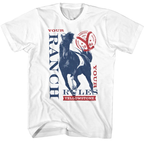 Yellowstone T-Shirt - Your Ranch Your Rules