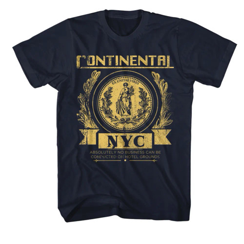 John Wick T-Shirt - Navy Continental NYC
