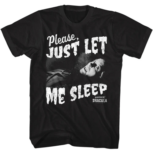 Hammer Horror T-Shirt - Just Let Me Sleep