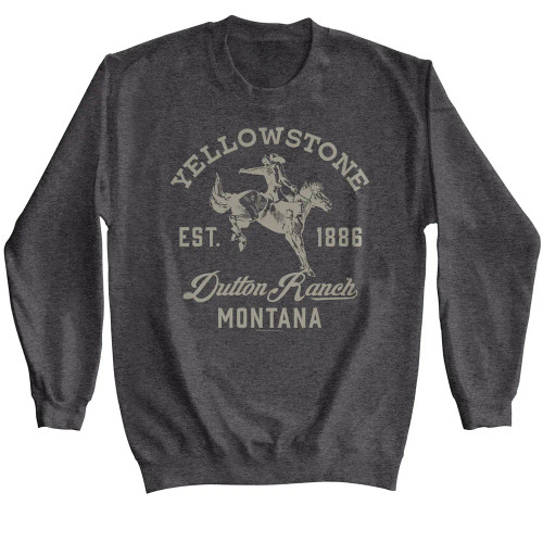 Yellowstone Long Sleeve Sweatshirts - Dutton Ranch Cowboy