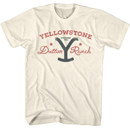 Yellowstone T-Shirt - Dutton Ranch Founded 1886