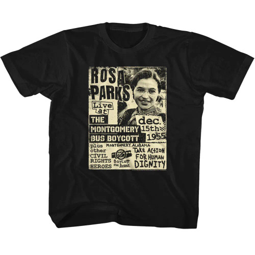 Rosa Parks Boycott Flyer Youth T-Shirt