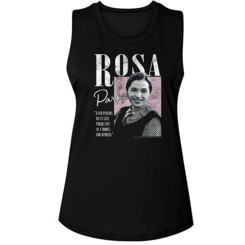 Rosa Parks Model For Others Ladies Muscle Tank Top