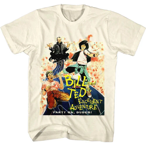 Bill & Ted's Excellent Adventure T-Shirt - DVD Cover