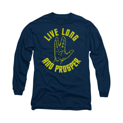 Image for Star Trek Long Sleeve Shirt - Live Long Hand
