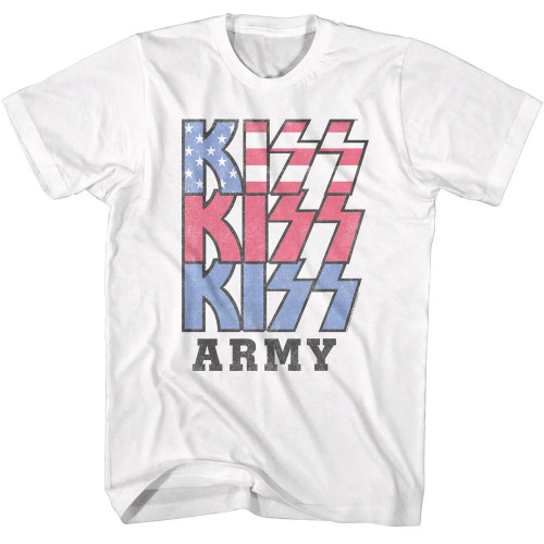 Kiss T-Shirt - Patriotic Logo