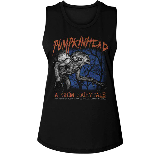 Pumpkinhead Special Demon Ladies Muscle Tank Top