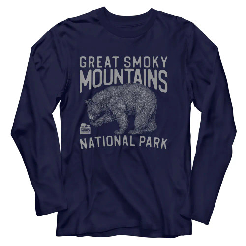 National Parks Conservation Association Long Sleeve T Shirt - Smoky Mountains National Park 1940