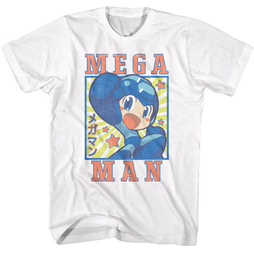 Mega Man T-Shirt - Square and Stars