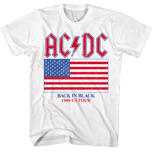 AC/DC T-Shirt - White US Tour