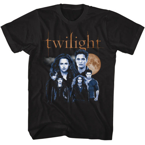 Twilight IV T-Shirt - Cullen Family With Moon