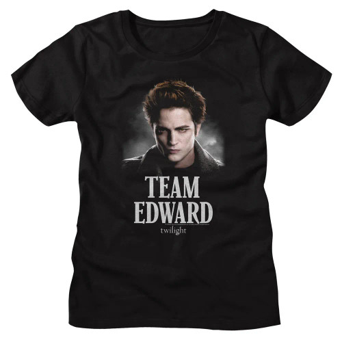 Twilight Girls (Juniors) T-Shirt - Black Team Edward