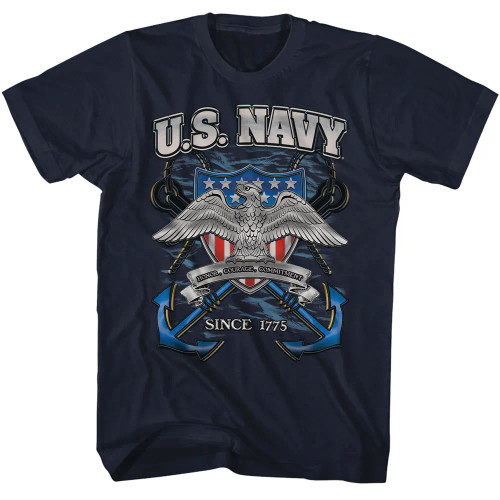 U.S. Navy T Shirt - Eagle With Anchors
