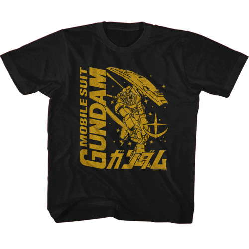 Mobile Suit Gundam Logo Mecha Mono Youth T-Shirt