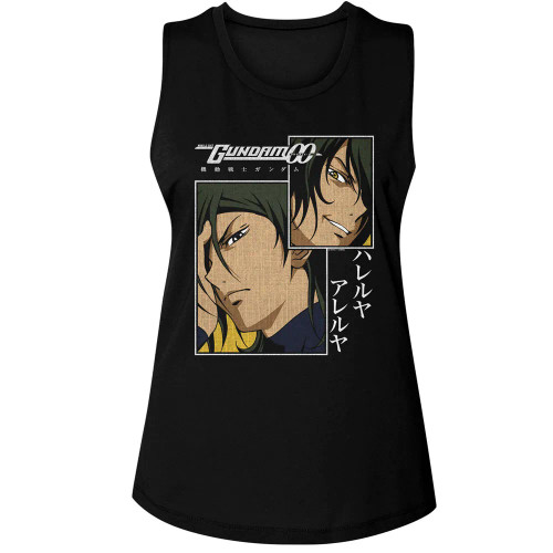 Mobile Suit Gundam Allelujah Allelujah Ladies Muscle Tank Top