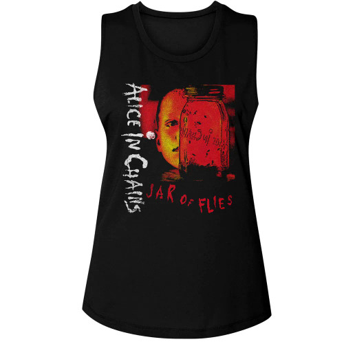 Alice in Chains Jar of Flies Ladies Muscle Tank Top