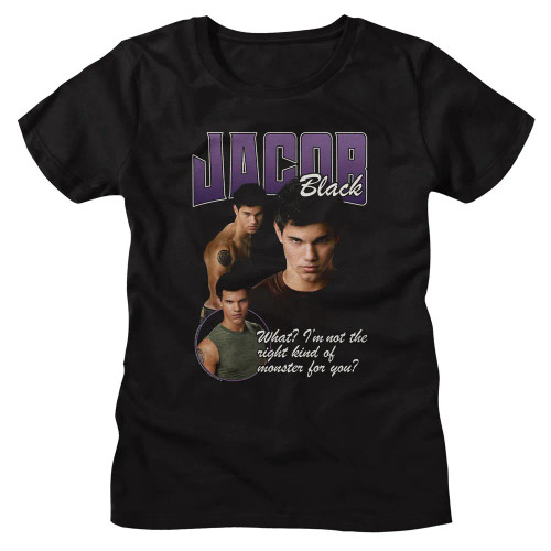 Twilight II Girls (Juniors) T-Shirt - Jacob Right Kind of Monster