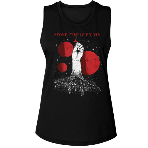 Stone Temple Pilots Planets Ladies Muscle Tank Top