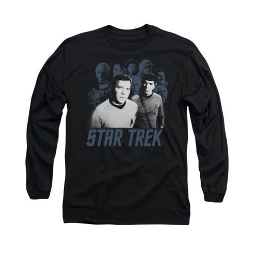 Image for Star Trek Long Sleeve Shirt - Kirk Spock and Company