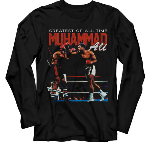 Muhammad Ali Long Sleeve T Shirt - Fight Ring