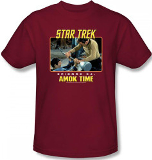 Star Trek Episode T-Shirt - Episode 34 Amok Time - ON SALE