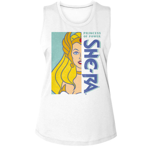 She Ra: Princess of Power Crop Ladies Muscle Tank Top