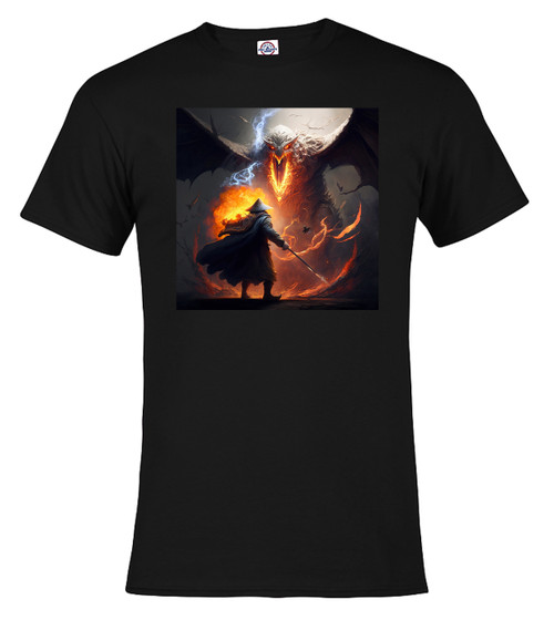 Image for Against the Fire Fantasy T-Shirt on black