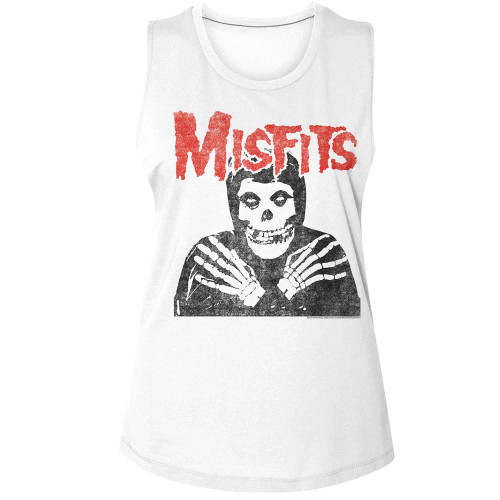 The Misfits Crossed Arms Ladies Muscle Tank Top