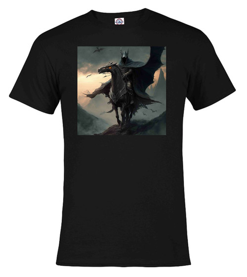 Black image for Dark Rider Fantasy T-Shirt